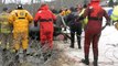 L'incroyable sauvetage de Moonshine, un cheval de 900 kilos coincé dans la glace