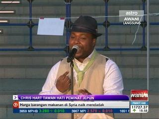 Chirs Hart tawan hati peminat Jepun