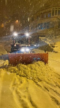 Muğla'da kar yağışı etkisini artırdı