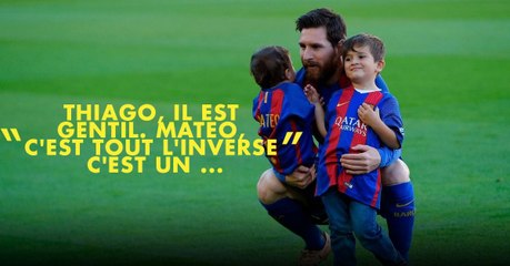 Lionel Messi encense l'un de ses fils et... insulte l'autre !
