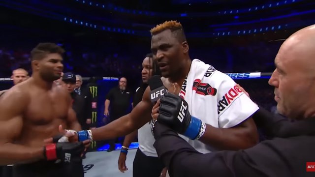 La superbe déclaration de Francis Ngannou après sa victoire par KO contre Alistair Overeem
