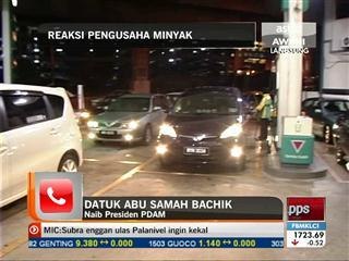 Naib Presiden PDAM: Reaksi pengusaha minyak