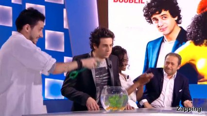 Le Grand Journal : Max Boublil mange le poisson rouge d'Antoine de Caunes