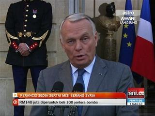 Perancis sedia sertai misi serang Syria