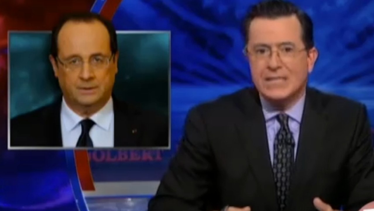 François Hollande aux Etats-Unis : Le présentateur Stephen Colbert compare son physique à Quasimodo