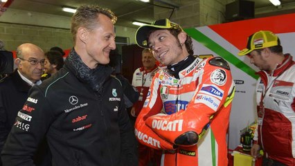 L'anecdote mythique entre Michael Schumacher et Valentino Rossi