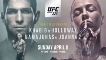 Nos pronostics pour l'UFC 223 : Khabib Nurmagomedov - Holloway, Joanna Jedrzejczyk - Rose Namajunas
