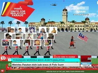 Perarakan Merdeka maya #UNITE4MALAYSIA