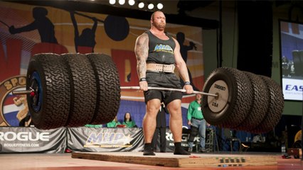 La Montagne signe un nouveau record de deadlift à 472 kg