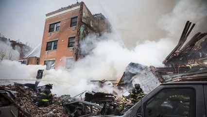 Explosion et effondrement d'un immeuble à New York : La vidéo du drame