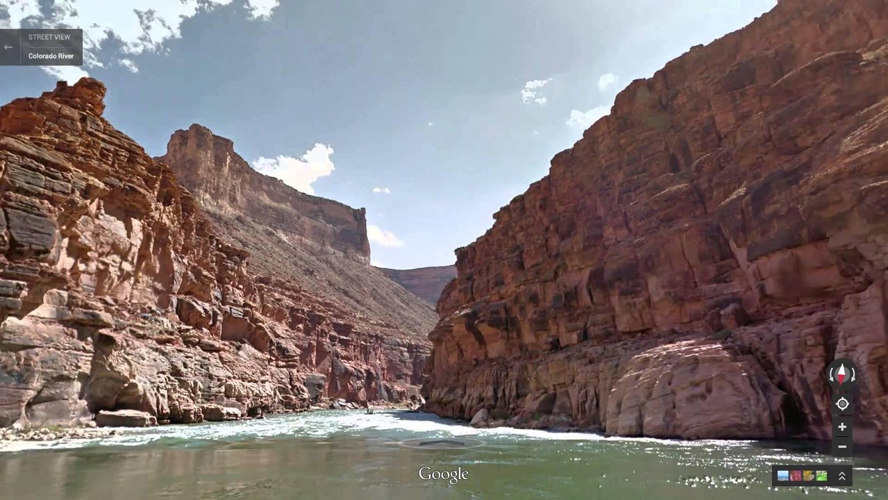 Google Street View : Visitez le Grand Canyon en naviguant sur le Colorado comme si vous y étiez