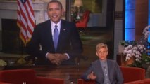 Ellen DeGeneres se moque de Barack Obama après son selfie aux Oscars