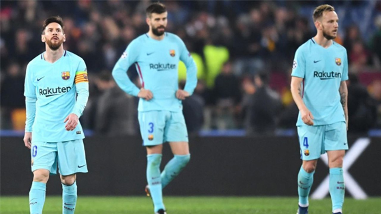 Ligue des Champions : Les paroles des joueurs du FC Barcelone dans l'avion après la défaite contre l'AS Rome