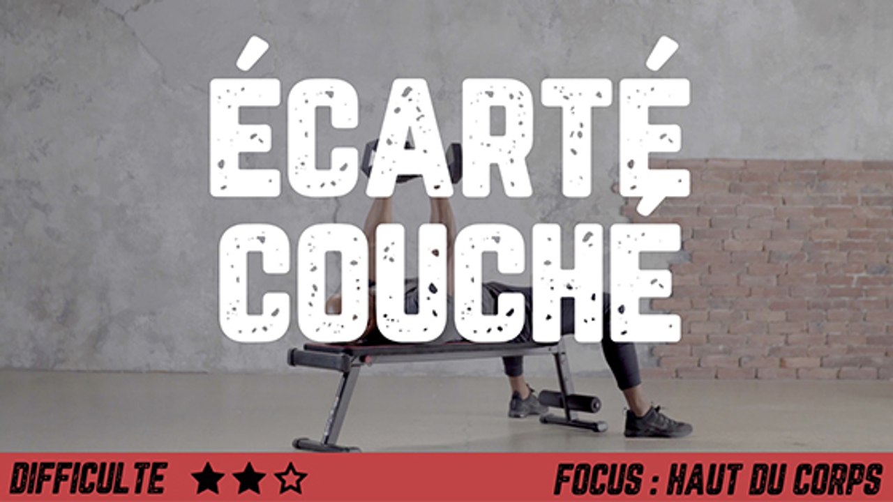 Ecarté couché : comment faire cet exercice pour se muscler les pectoraux ?
