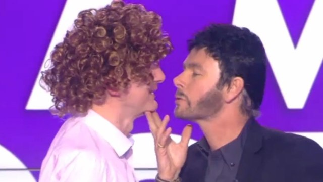 Touche pas à mon poste : Franck Dubosc embrasse le grand patron de D8