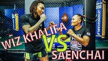 Muay Thaï : Saenchai s'entraîne avec Wiz Khalifa