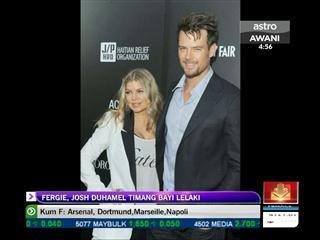 Fergie, Josh Duhamel timang bayi lelaki