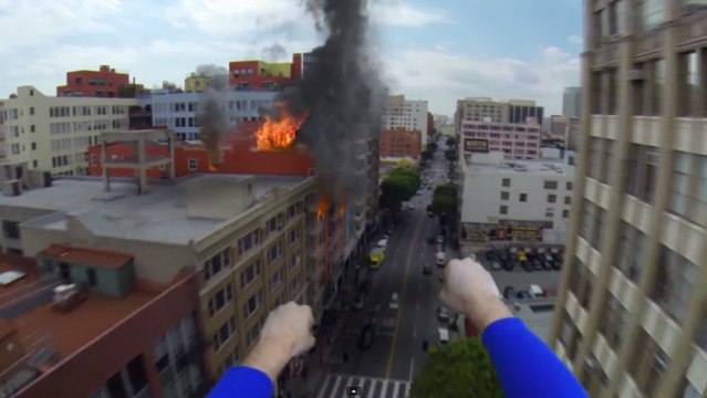 Les aventures de Superman filmées en caméra embarquée !