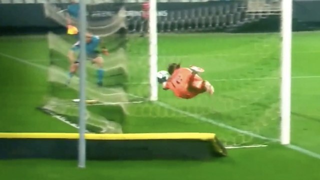 Un arrêt monstrueux en championnat brésilien