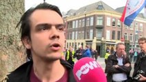 Un partisan d'extrême droite aux Pays-Bas : 