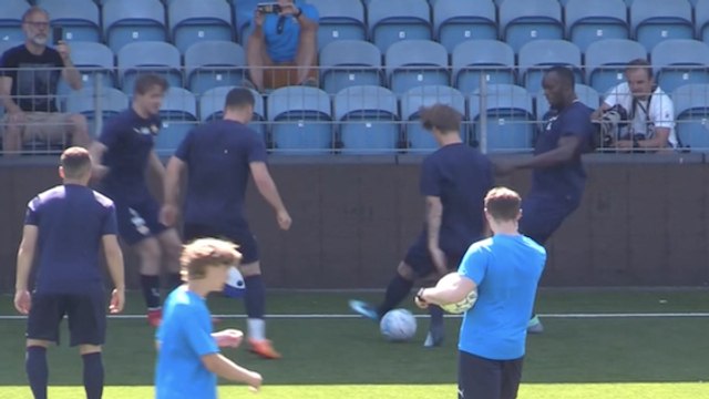 Les nouvelles images d'Usain Bolt à l'entraînement