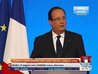Perancis sedia hukum pihak guna senjata kimia di Syria