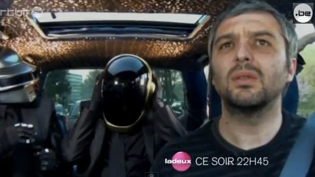 Michel Drucker et Salvatore Adamo déguisé en Daft Punk à la télé belge !