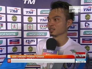 Sani dinobat pemain terbaik