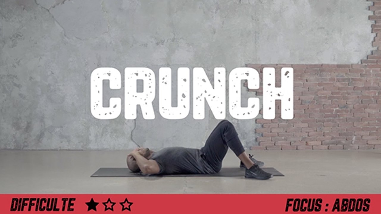 Crunch : exercice pour muscler vos abdominaux