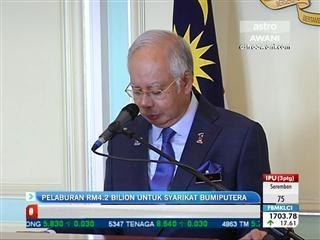 Pelaburan RM4.2 bilion untuk syarikat bumiputera