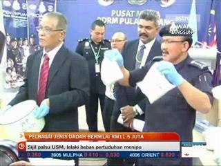 Polis rampas pelbagai dadah bernilai RM11.5 juta