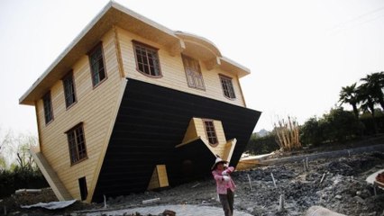 A Shanghai, cette maison a été construite complètement à l'envers !