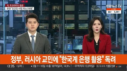 정부, 러시아 교민에 "한국계 은행 활용" 독려
