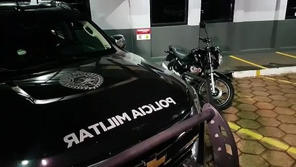 Durante ação de trânsito, CHOQUE apreende motocicleta com placa adulterada