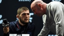 UFC 229 : Khabib Nurmagomedov quitte la conférence de presse à cause du retard de Conor McGregor