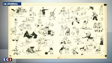 Une planche de Tintin bat un record du monde de vente aux enchères !