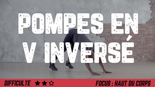Pompes en V inversé : comment faire l'exercice correctement pour muscler le haut du corps