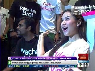 Kumpul mesej positif menerusi kempen 'Negaraku'