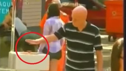 En appuyant sur ce bouton, des passants ont eu la peur de leur vie