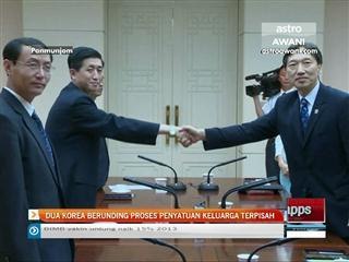 Dua Korea berunding proses penyatuan keluarga terpisah