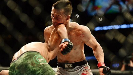 Yair Rodriguez met un énorme KO au Korean Zombie à la dernière seconde d'un coup de coude (VIDÉO)