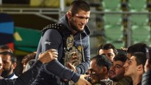 UFC 229 : Khabib Nurmagomedov accueilli comme un héros lors de son retour en Russie !