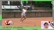 C à Vous: l'étonnant tic d'Anne-Sophie Lapix au tennis