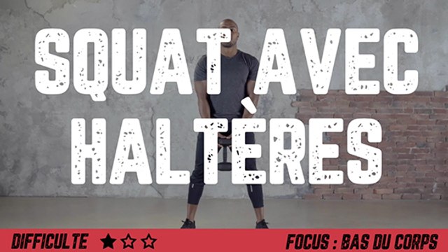 Squat avec haltères : comment faire pour se muscler avec cet exercice