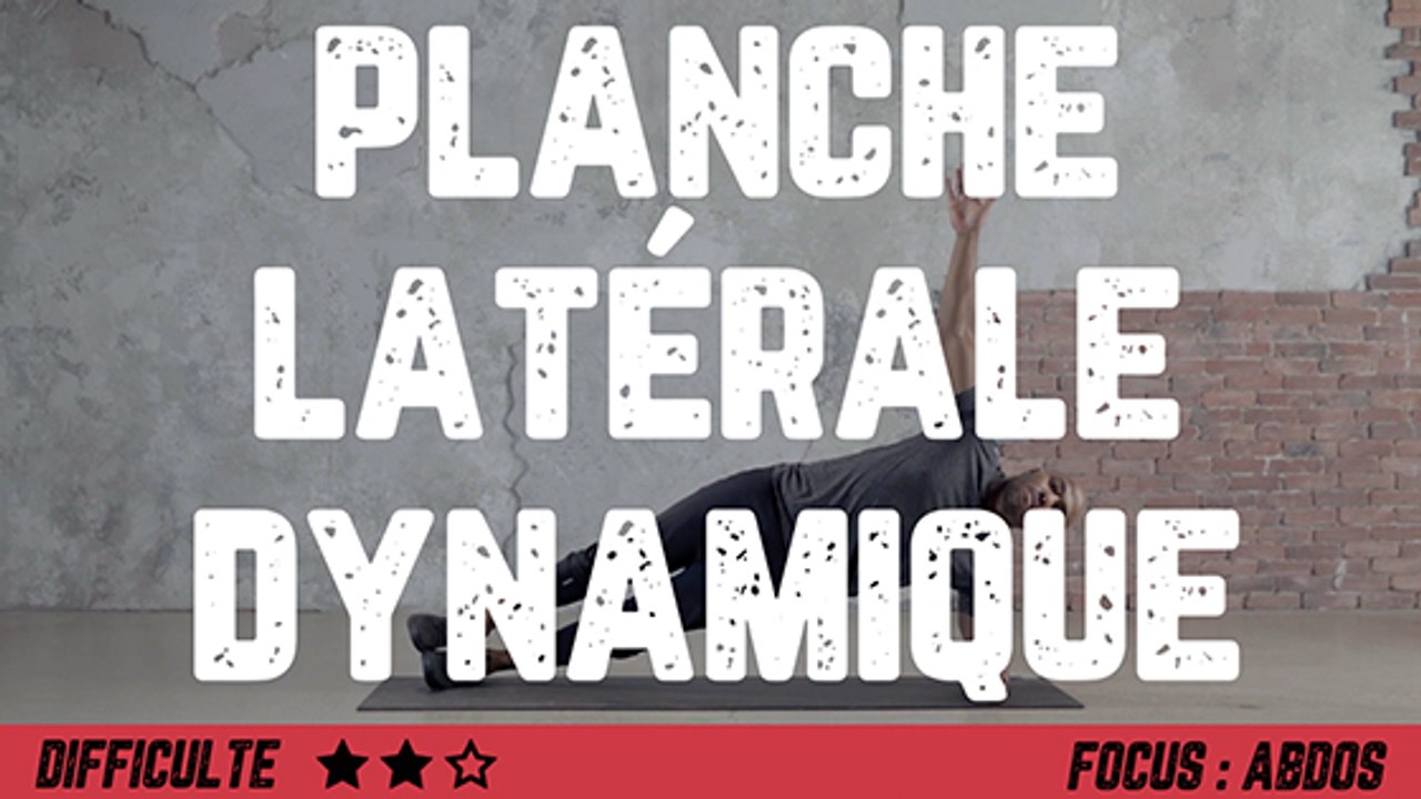 Planche latérale dynamique : l'exercice idéal pour renforcer vos abdominaux et vos obliques