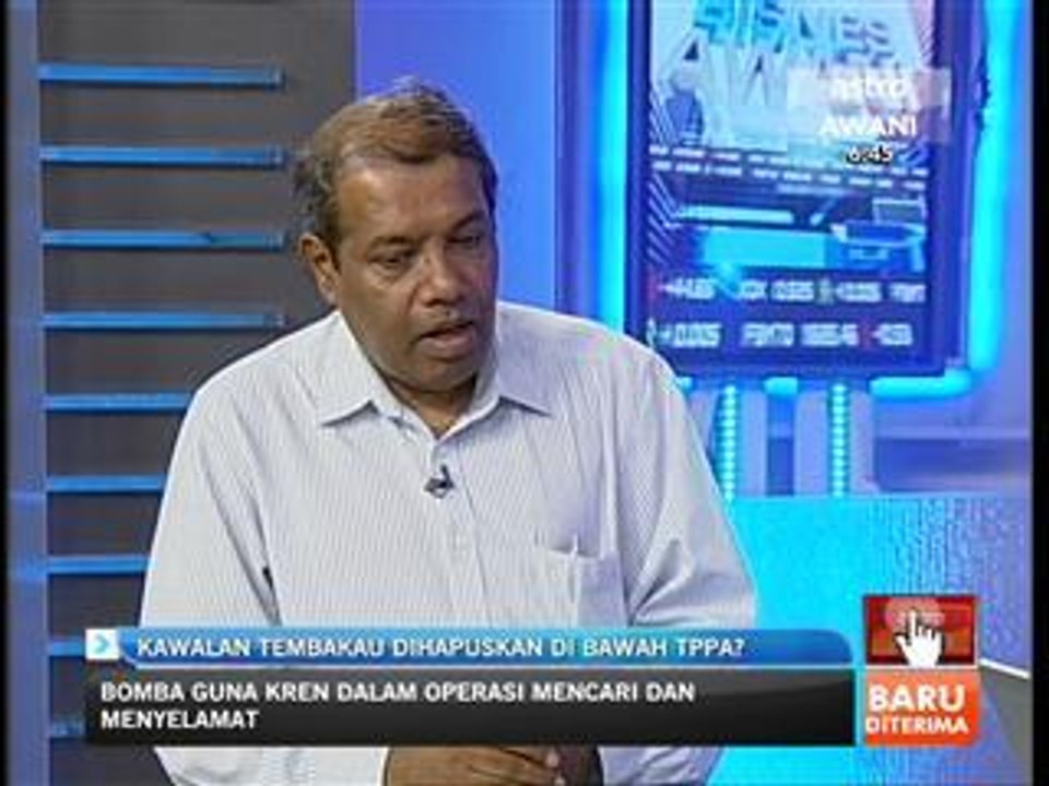 Kawalan tembakau dihapuskan dibawah TPPA