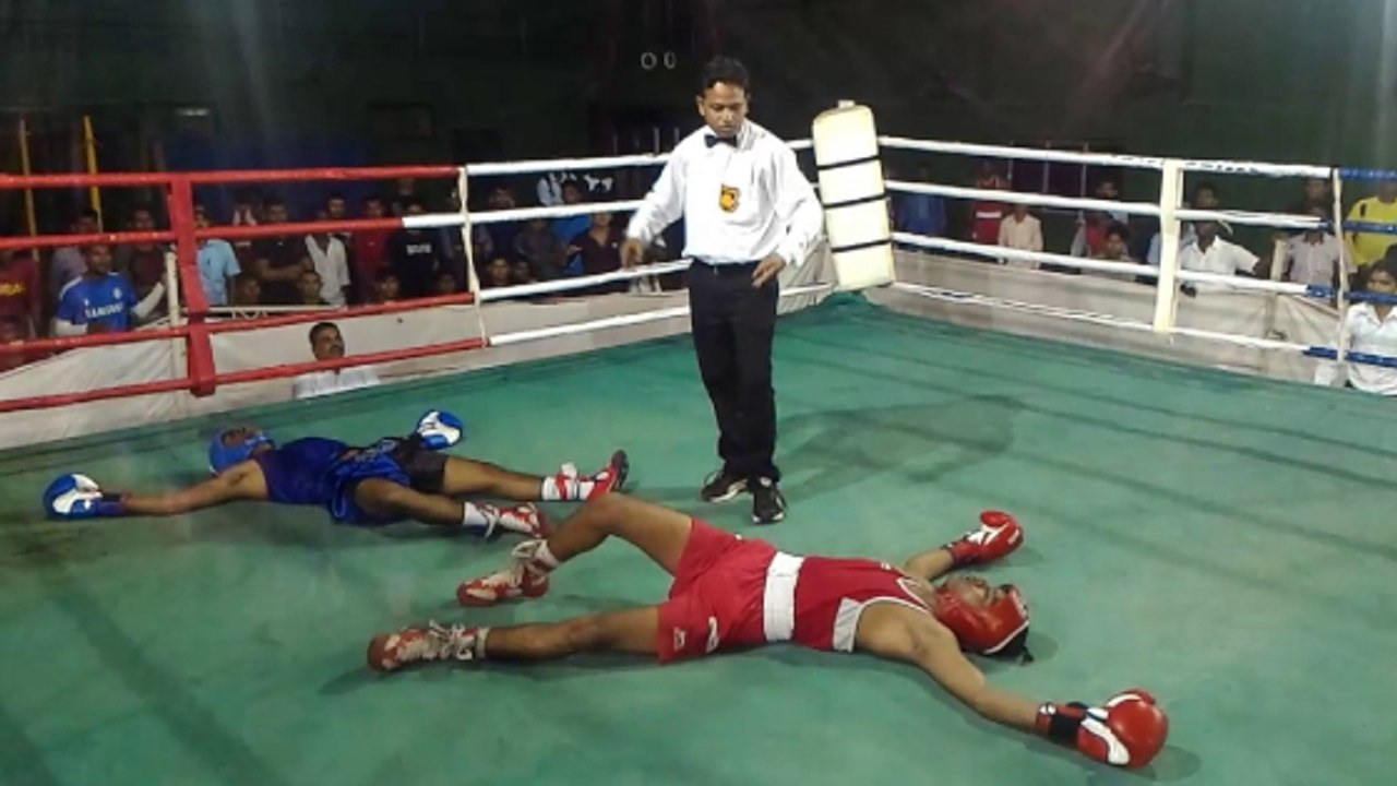 Boxe : Un double KO de folie en Inde