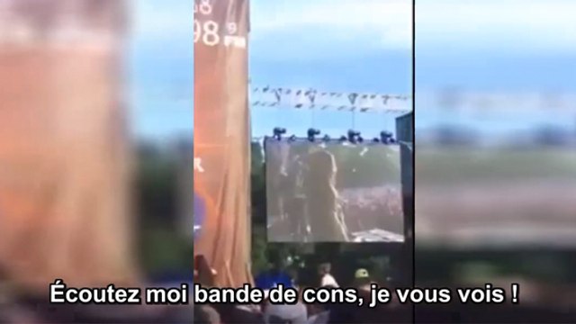 Le chanteur de rock Aaron Lewis arrête son concert pour menacer des fans