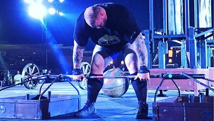 Haftor "La Montagne" Bjronsson soulève 520 kg en deadlift au WUS de Dubaï