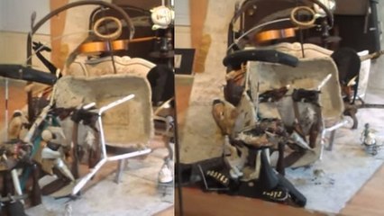 Cette sculpture va se transformer en quelque chose d'incroyable !